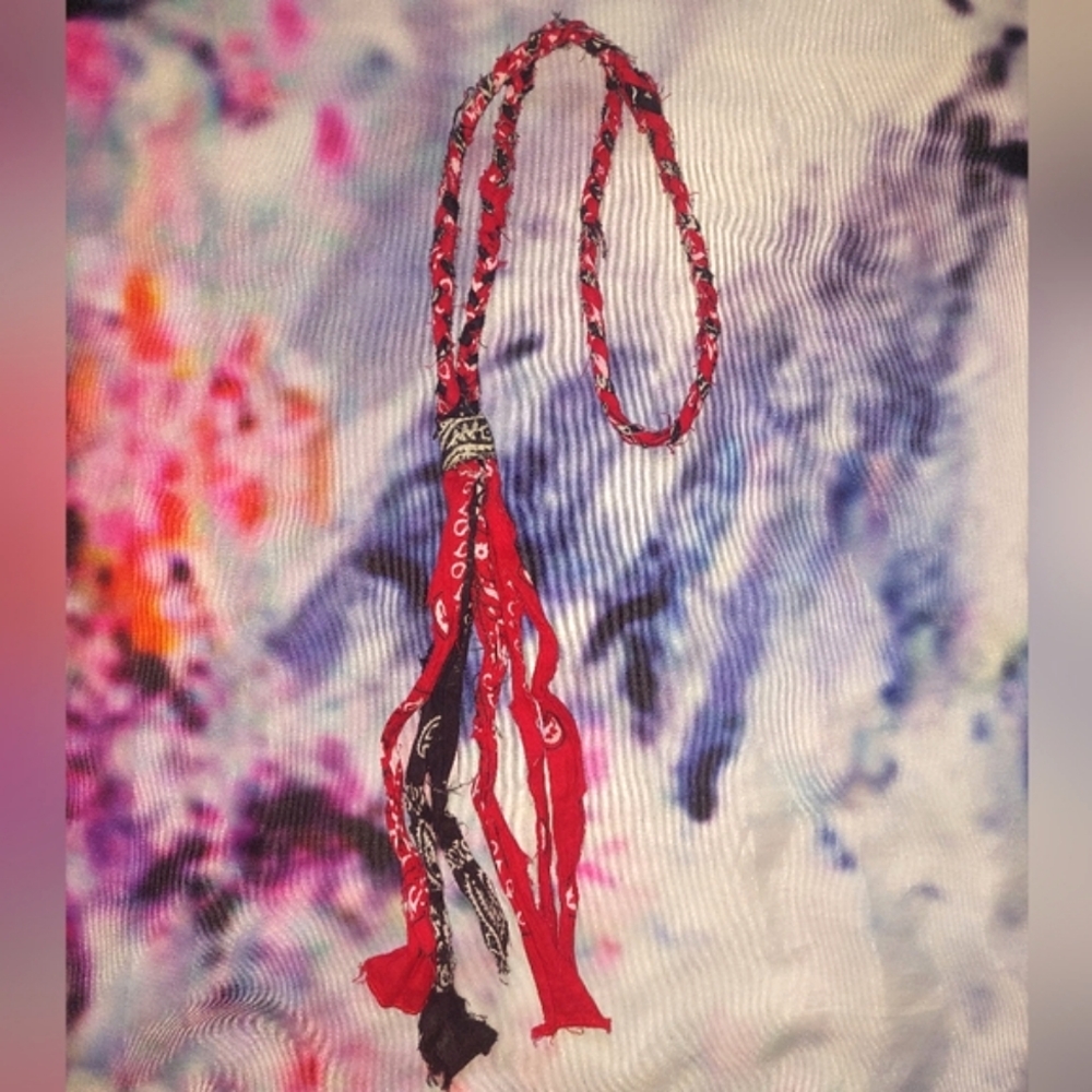 Japanese Bandana Tie Necklace
